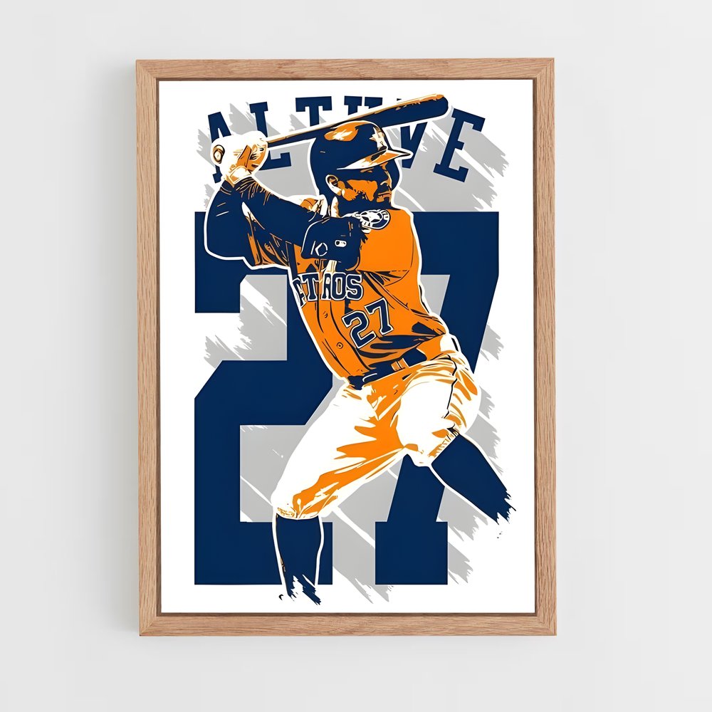 Poster Jose altuve – affiche Baseball (vue 4)
